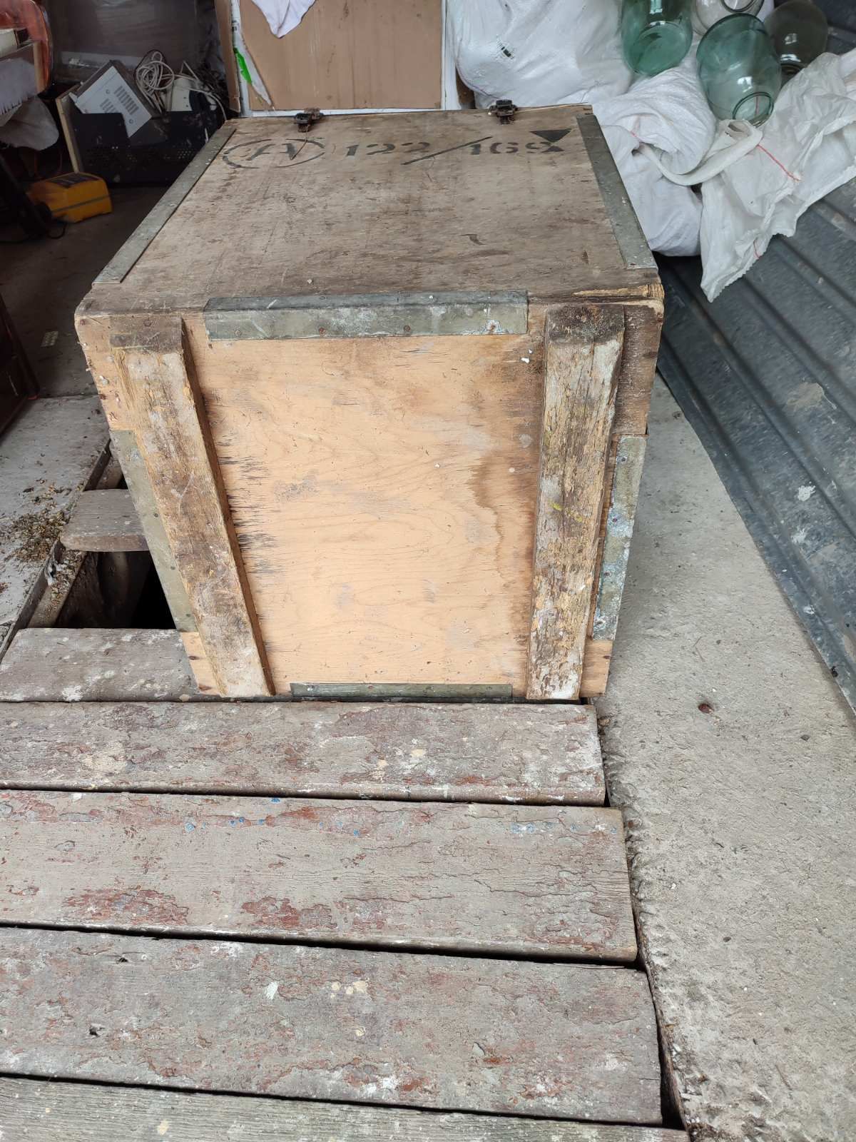 Большой ящик сундук деревянный