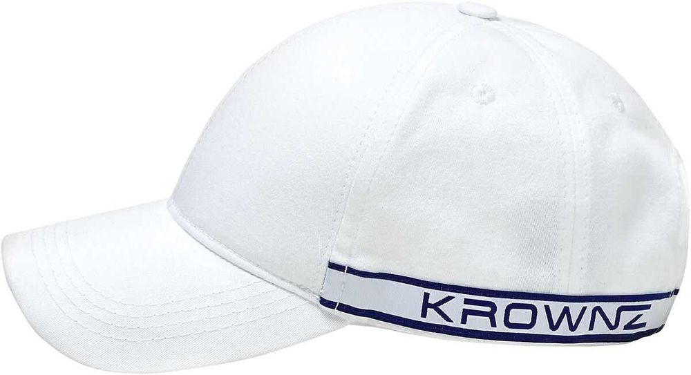 CZAPKA z Daszkiem UNISEX męska damska KROWNZ BIAŁA czapeczka BAWEŁNA