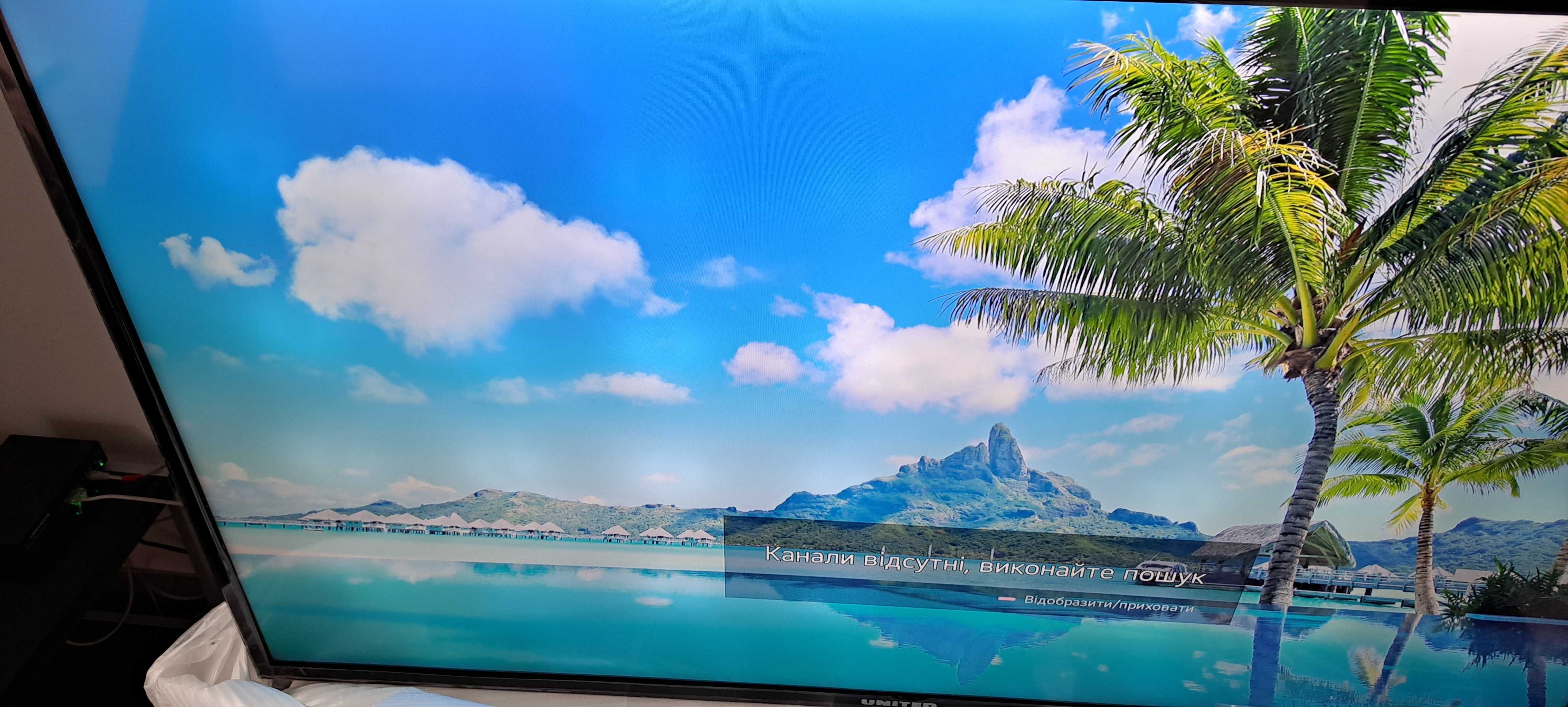 TV LED United LED55DU58 55 "4K UHD Black HDR DVB-T2 HEVC