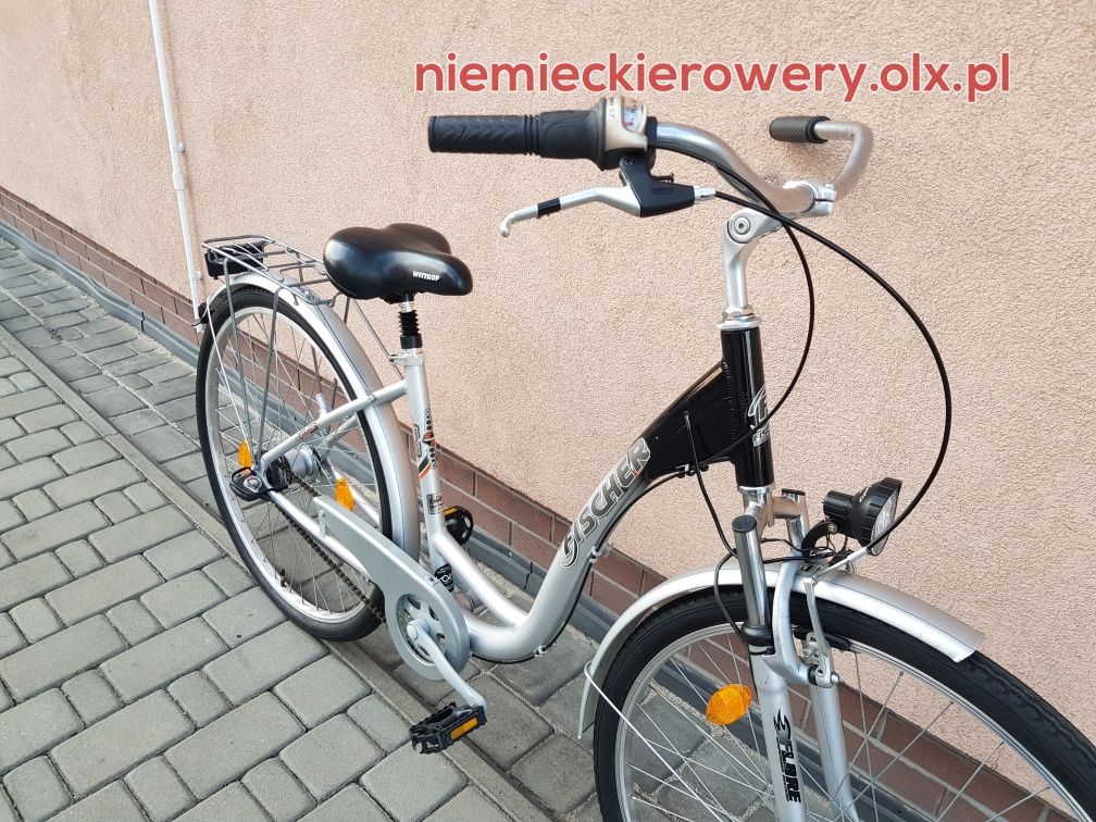 Rower damski miejski FISCHER koła 28 SHIMANO aluminium okazja WYSYŁKA