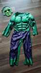 Hulk 122 128 przebranie Marvel avenger zielony kostium bal 7 8
