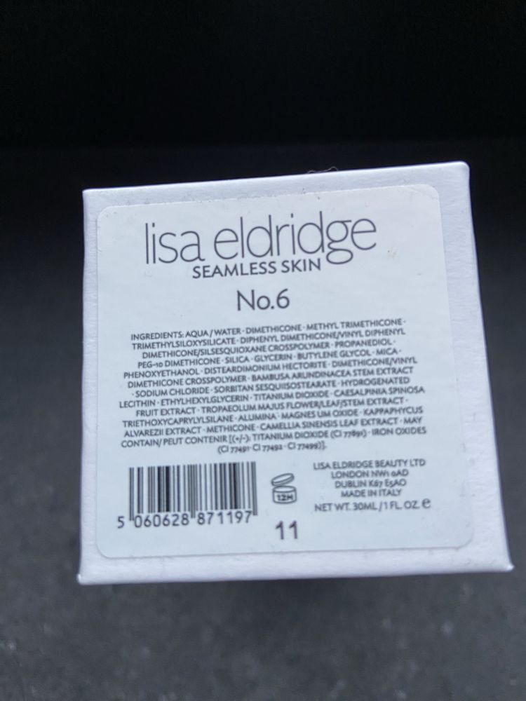 Nowy podkład nr 6 Lisa Eldridge Seamless Skin Foundation