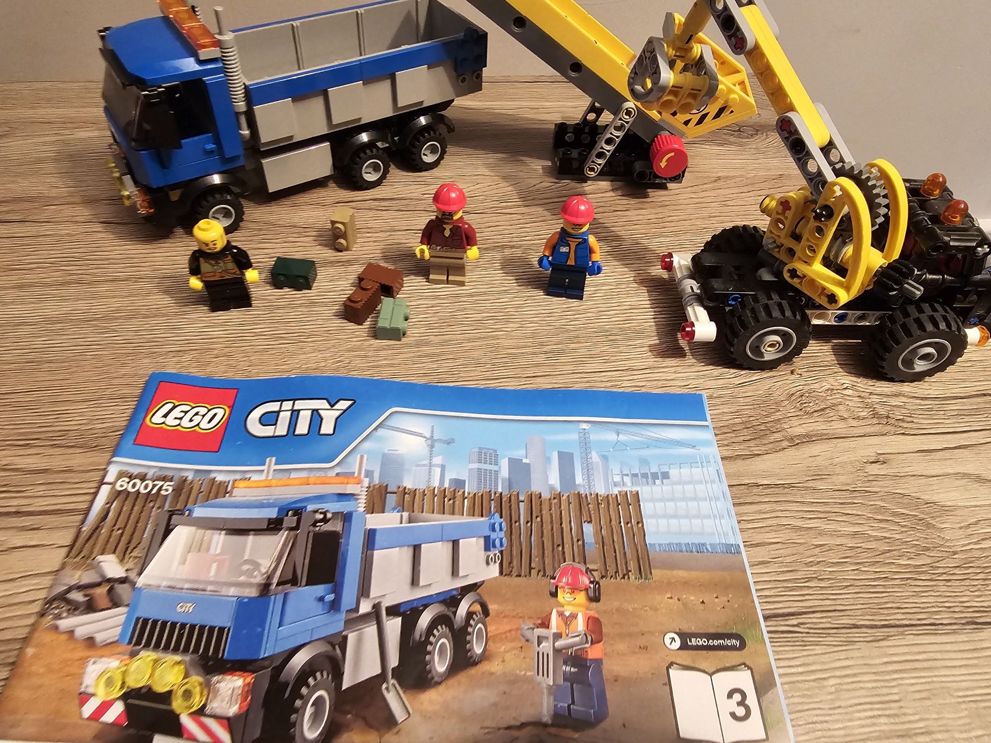 LEGO City 60075 Koparka i ciężarówka