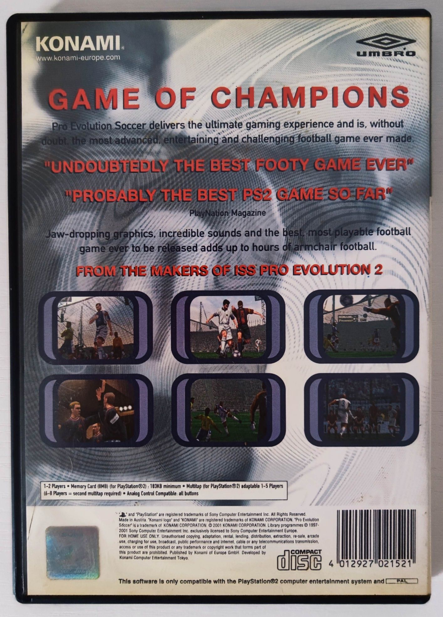 Gra Pro Evolution Soccer PlayStation 2 (PS2)