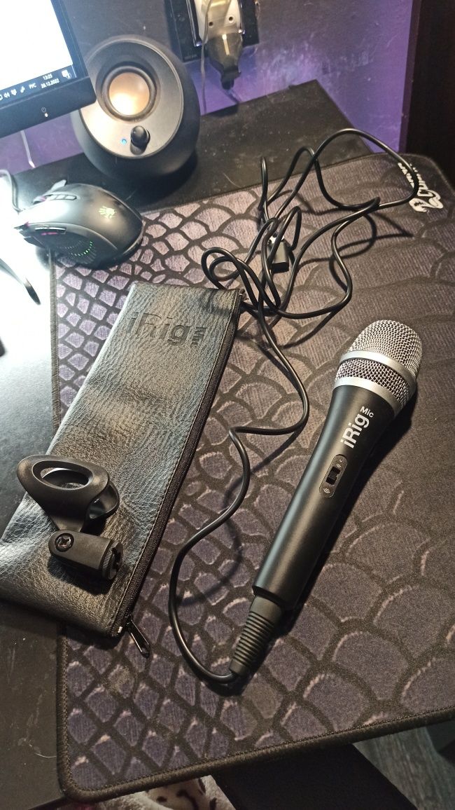 Irig mic конденсаторный микрофон для телефона mac os, android