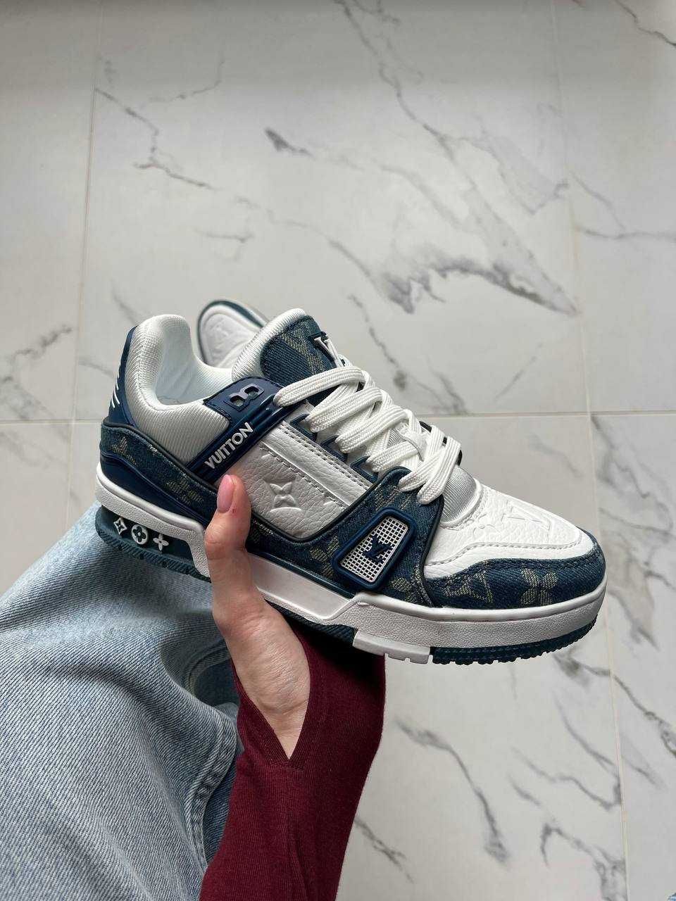 36-45 Louis Vuitton Trainer White Blue