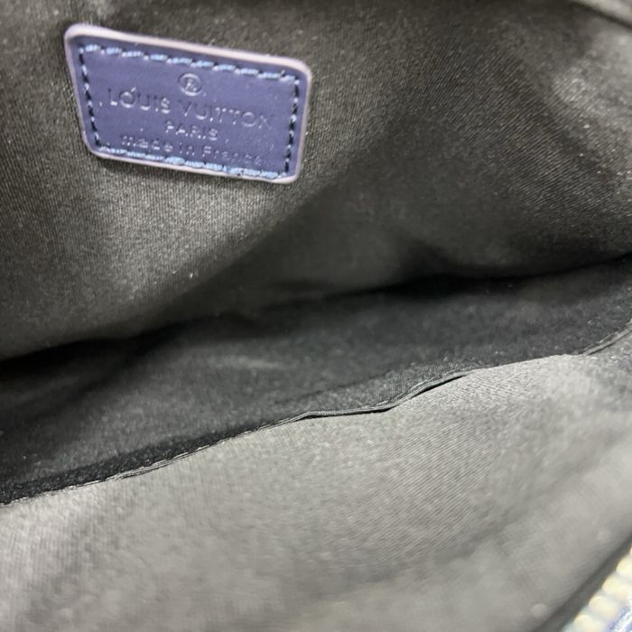 Louis Vuitton 3v1 3в1 мессенджер сумка мужская джинсовая синяя