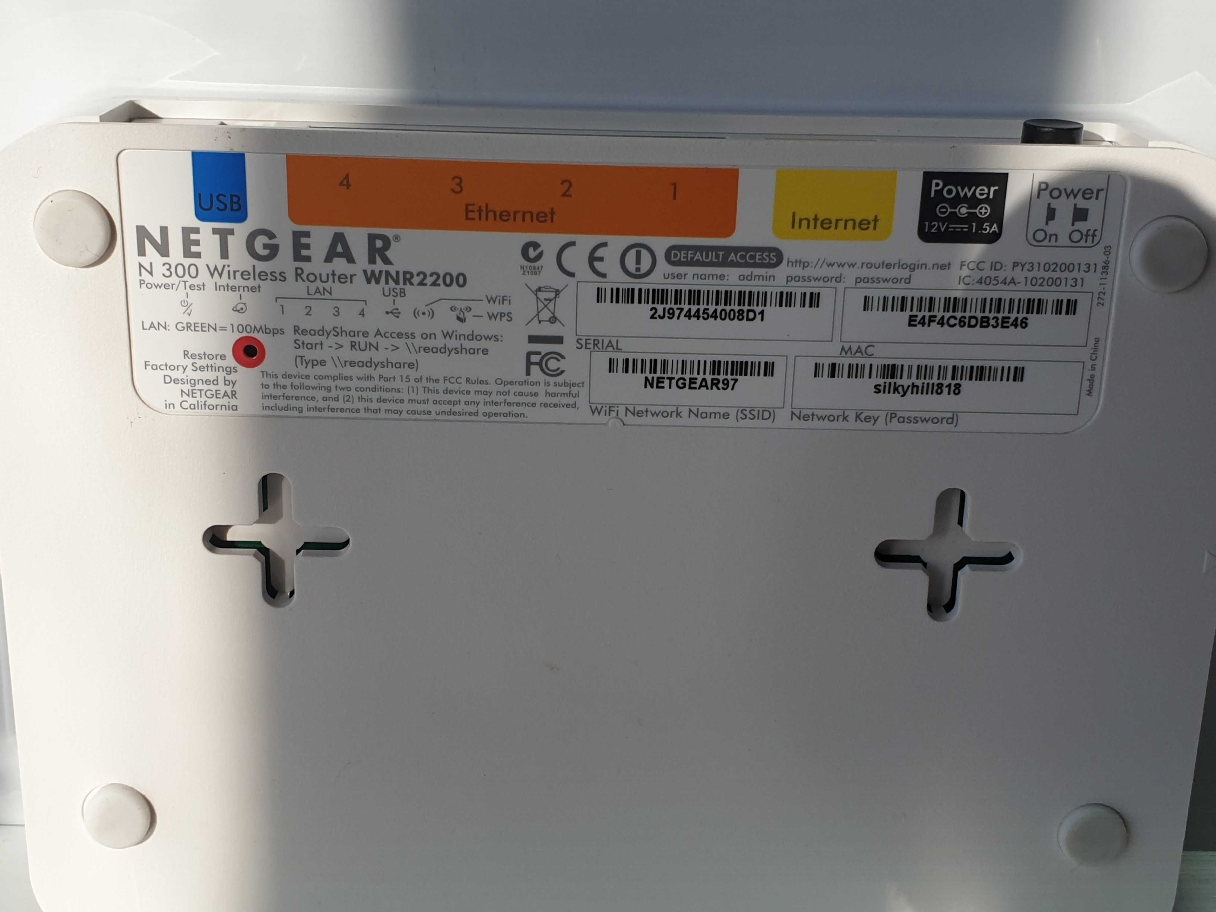 Роутер WI FI 3G модем USB NETGEAR  WNR2200