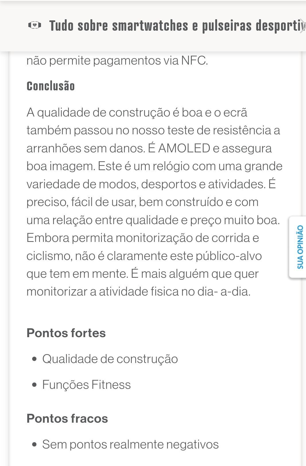 Smartwatch Huawei Watch Fit 2