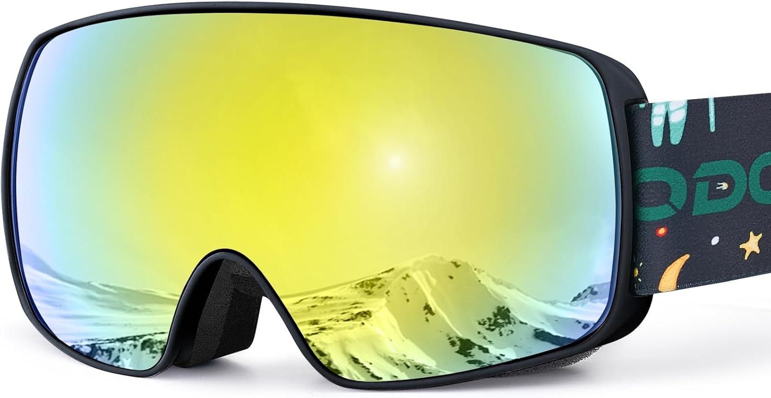 Odoland Gogle narciarskie Gogle snowboardowe dla dzieci