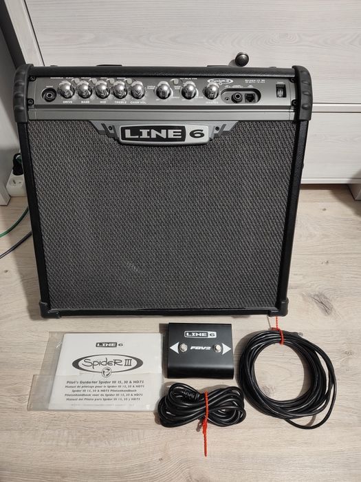 Rarytas! LINE 6 Spider III 30w 1x12 Celestion+footswitch. Jak Nowy!