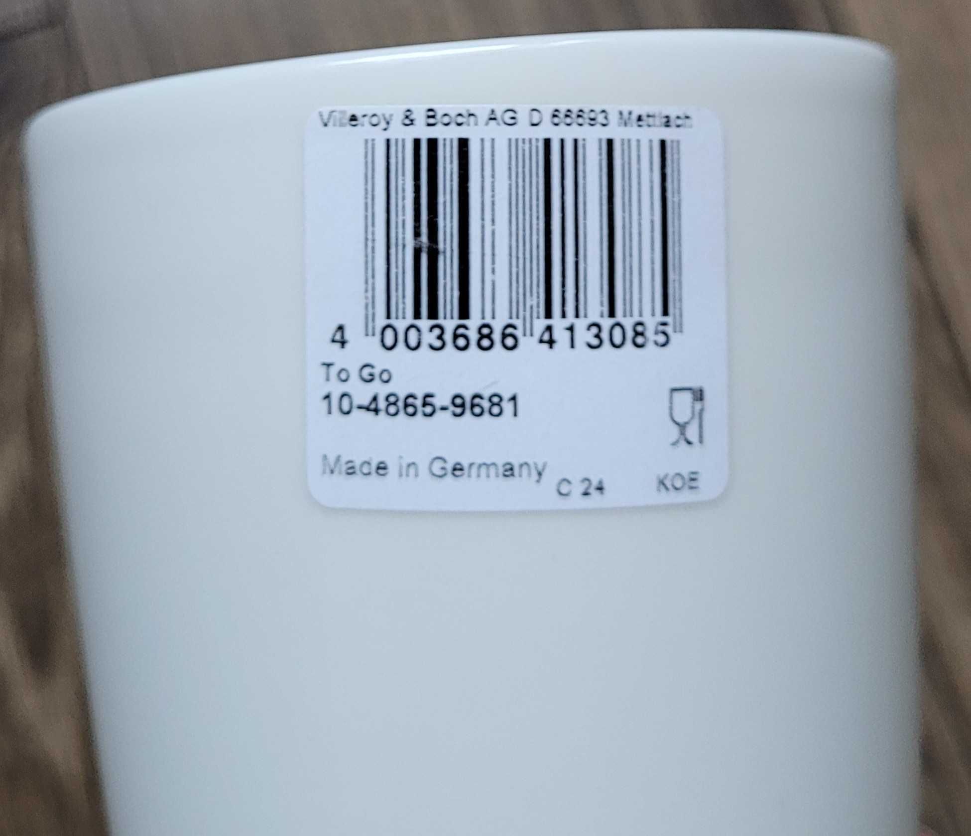 Villeroy&Boch kubek Villeroy & Boch To Go porcelana 350ml biały defekt