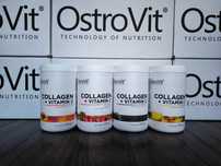 Колаген 400гр. Collagen + Vitamin C OstroVit Глюкозамін MSM Хондроїтин