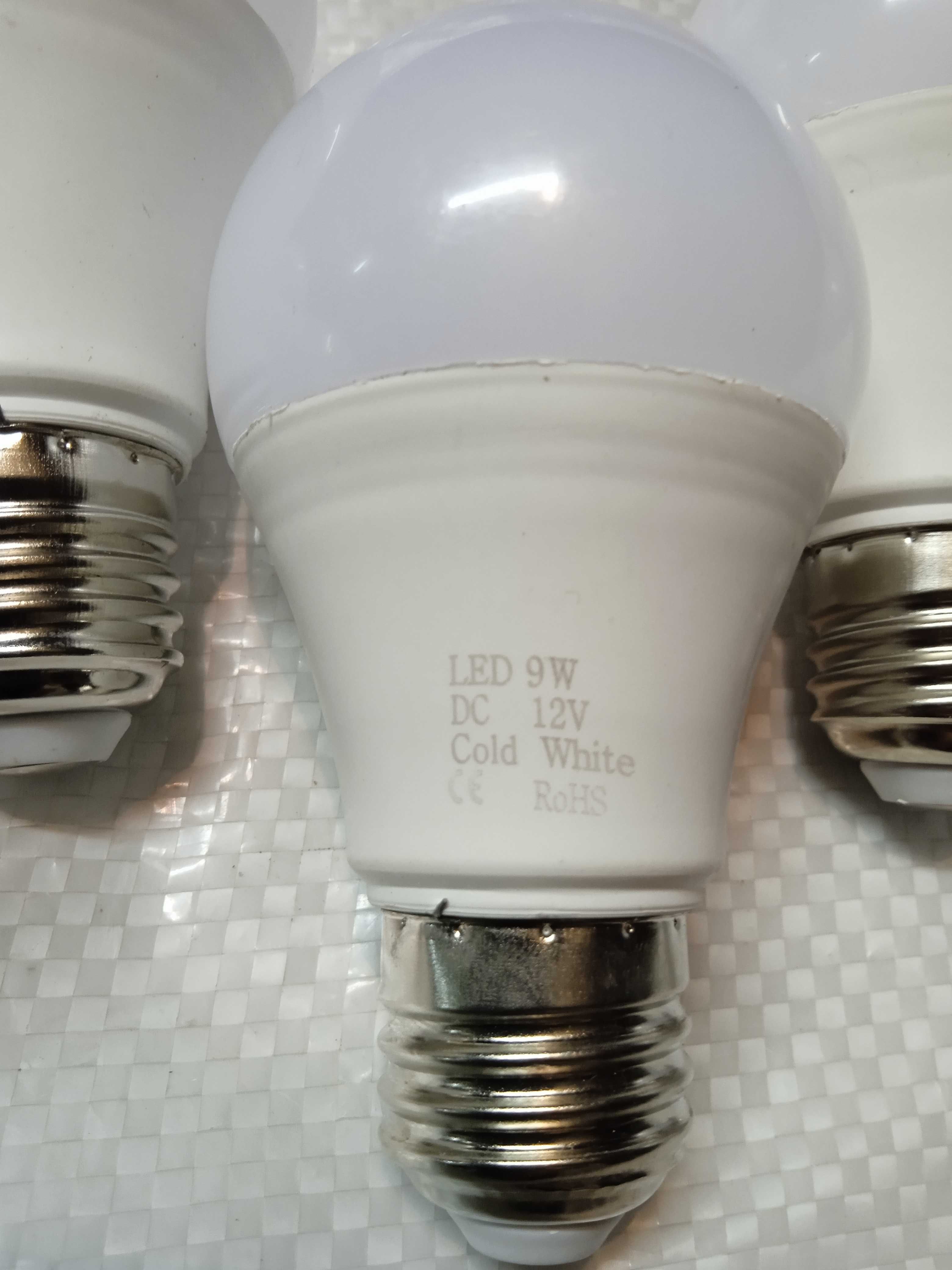 Лампочки LED 12 вольт , цоколь е27.