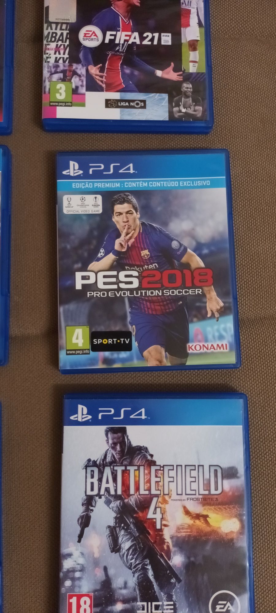 Jogos PS 4 9€ cada