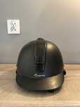 Kask jeździecki Fouganza czarny s 54cm
