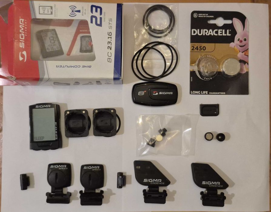 Komputer rowerowy SIGMA BC23.16 STS - zestaw na 2 rowery.