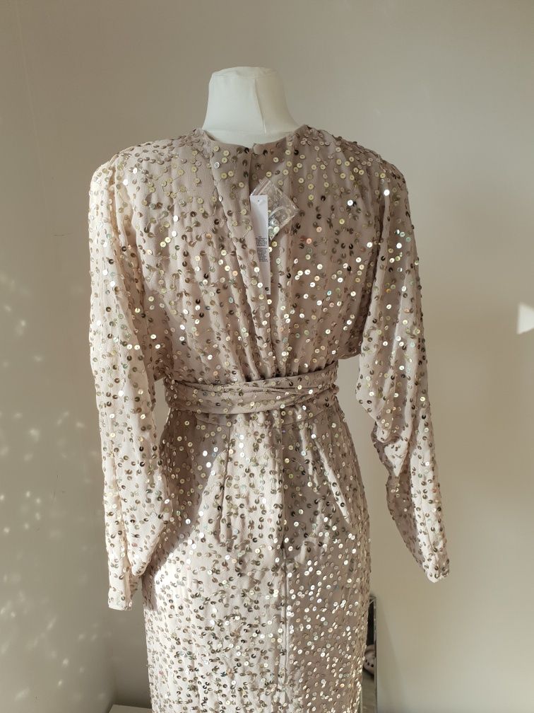 Sukienka cekinowa Asos Design