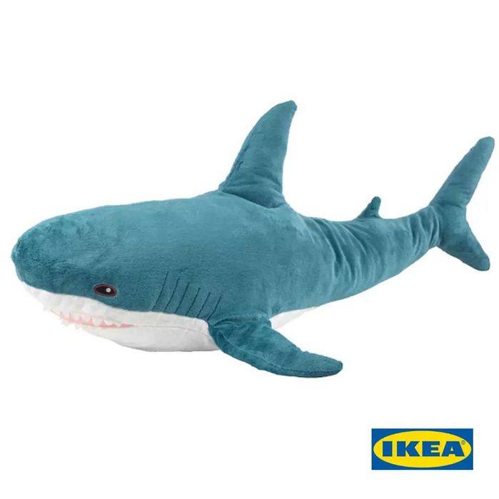 Игрушка Акула 100 см IKEA детская плюшевая мягкая игрушка ИКЕА