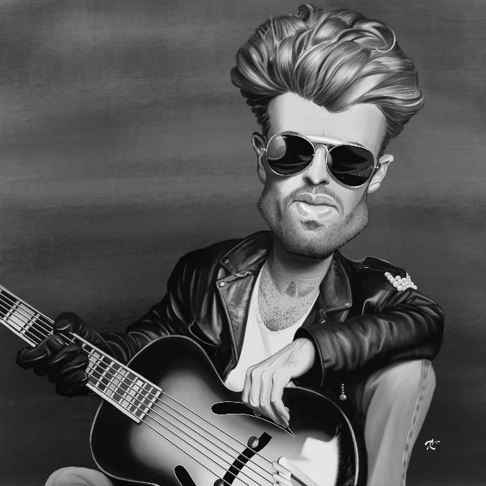 11 Famosos Cantores - A arte da caricatura