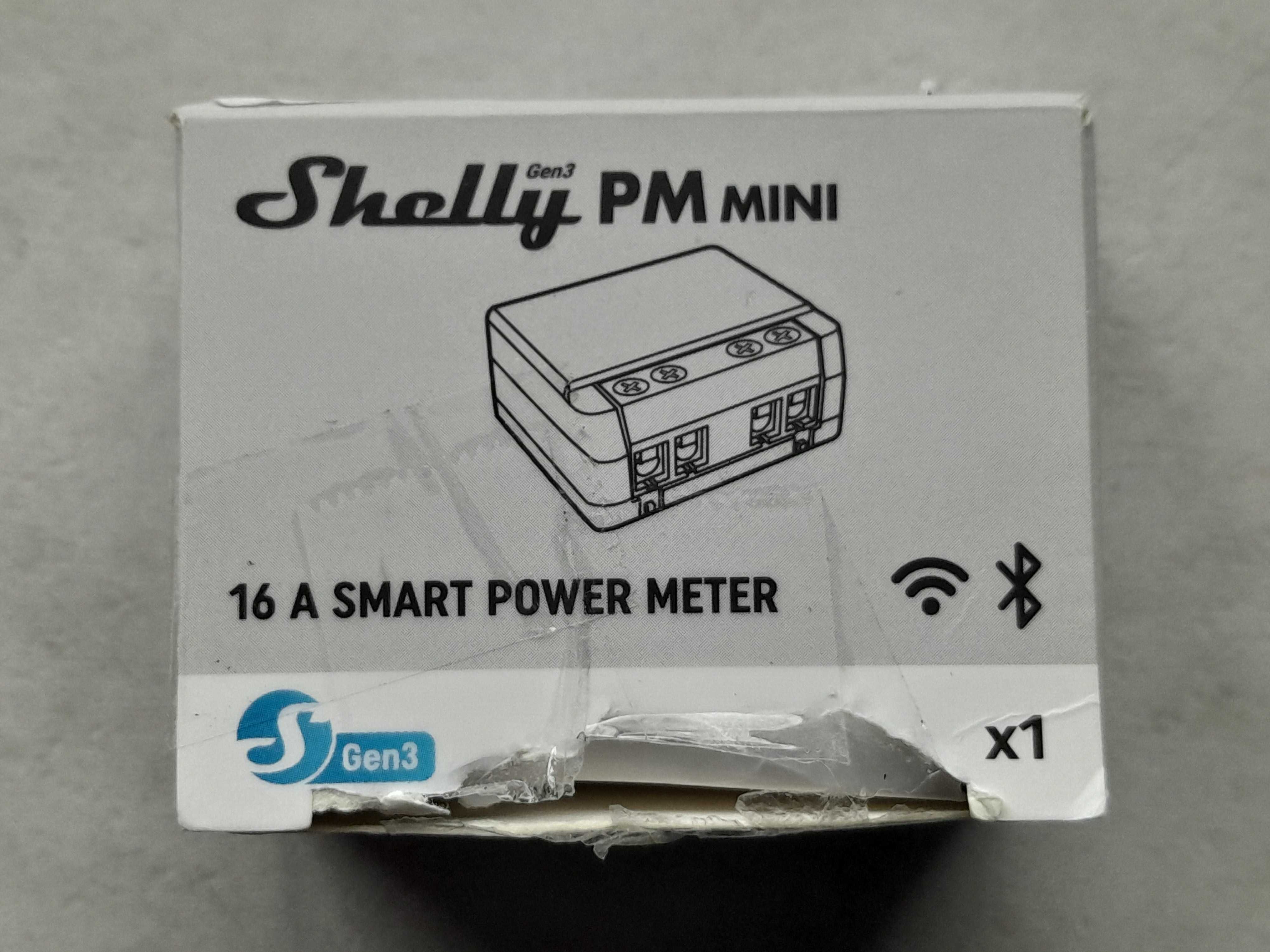 Shelly Plus PM Mini Gen.3 bezprzewodowy przełącznik Wi-fi nowy outlet