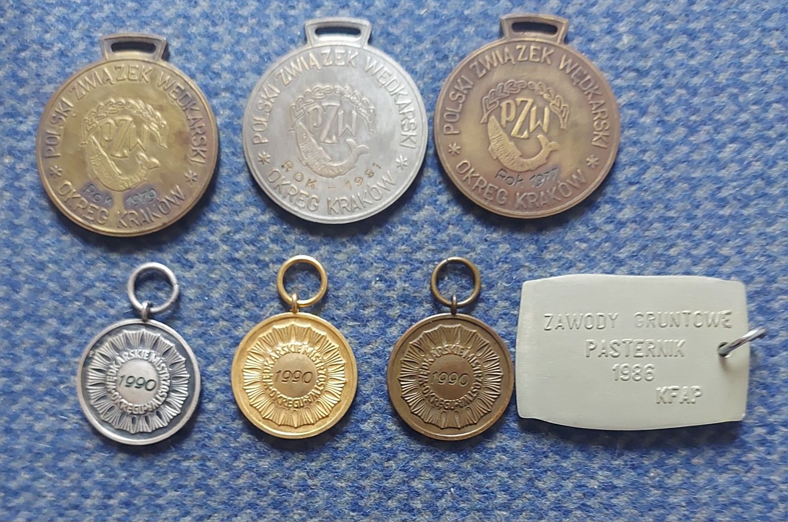 odznaki i medale wędkarstwo wędkarskie