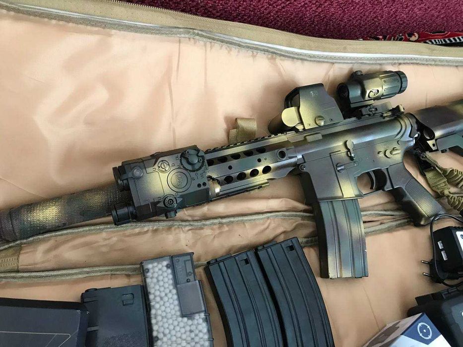 Дитяча штурмова гвинтівка SA-F01 FLEX - Black [Specna Arms]