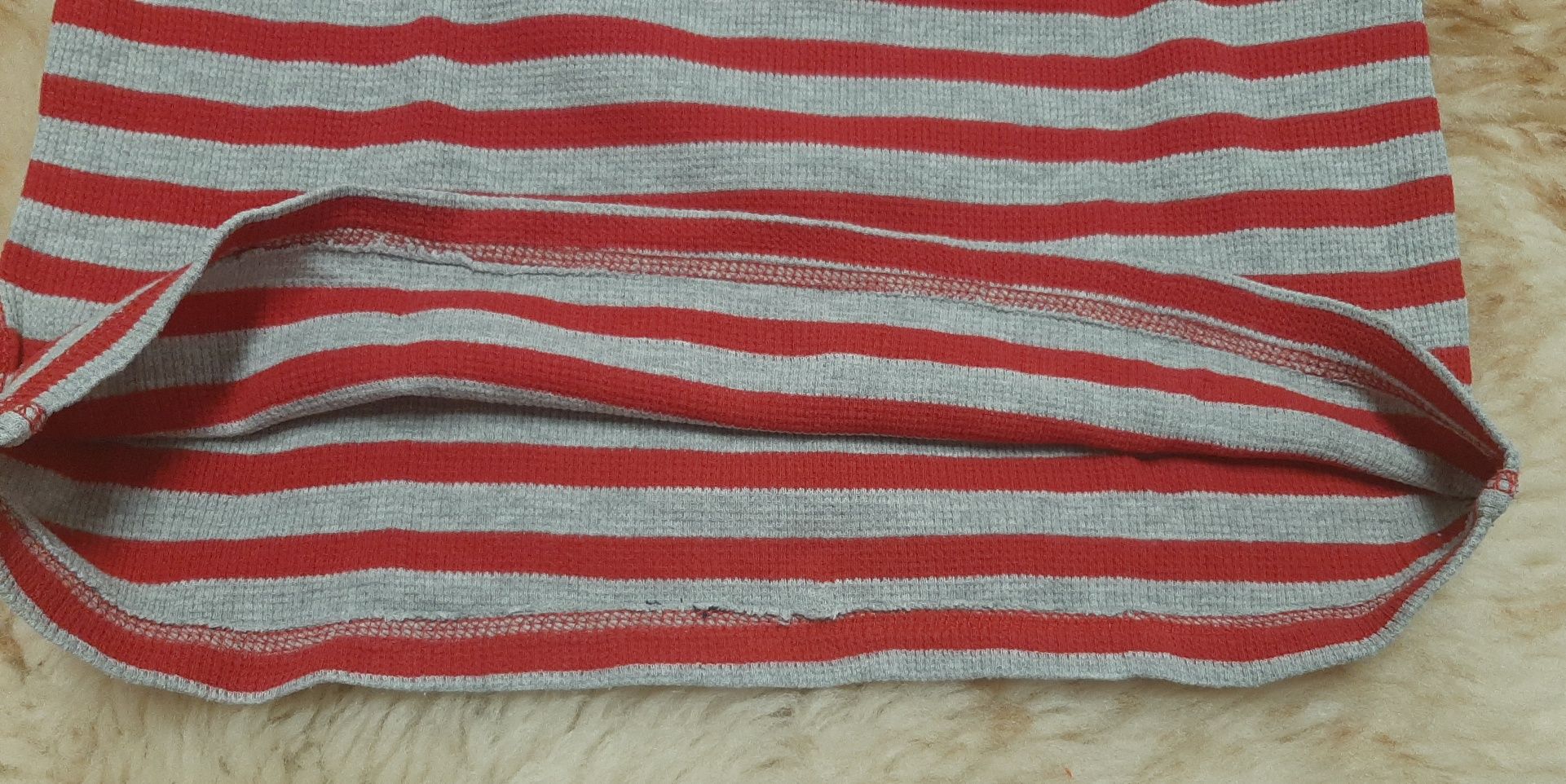 Szeroka bluzka w paseczki gruby splot 6l carter's