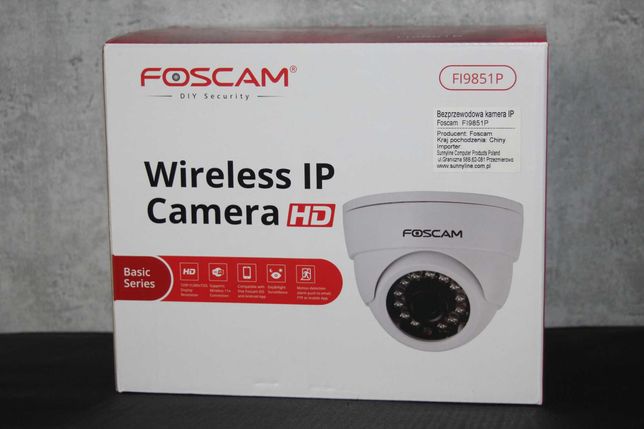 FOSCAN FI9851P kamera bezprzewodowa WIFI/HD