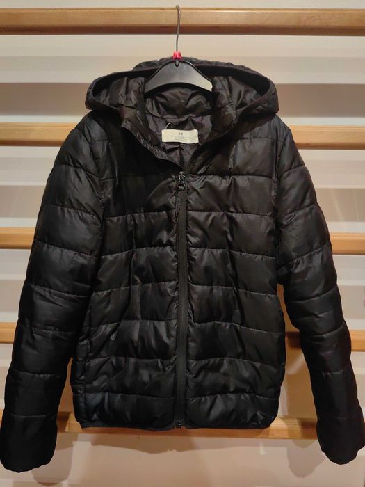 Kurtka przejściowa czarna 134-140 H&M
