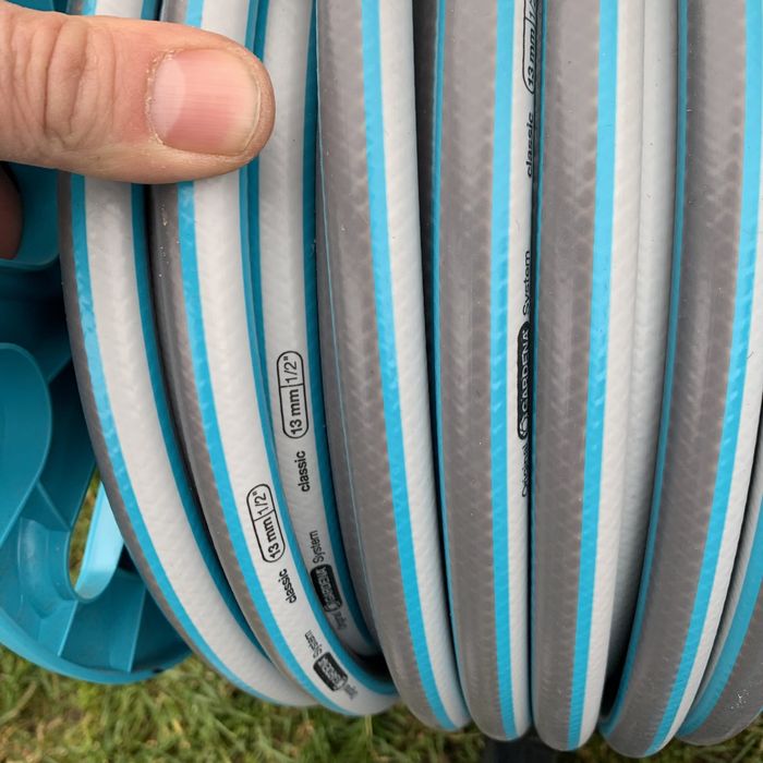 Шланг морозостійкий 25 м gardena на котушці- вічний катушка шланг поли