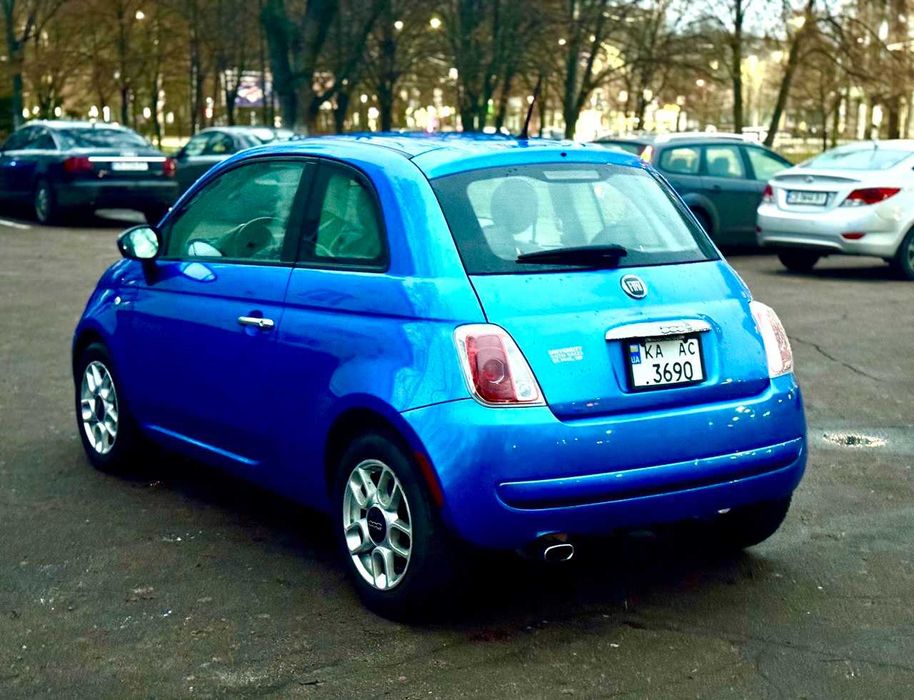 Fiat 500 Pop 2015 Blue 1.4L автомат