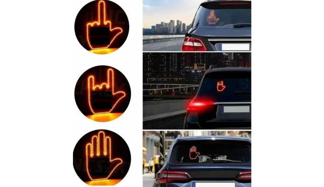 Світлодіодна рука LED лампа з жестами для авто з пультом керування