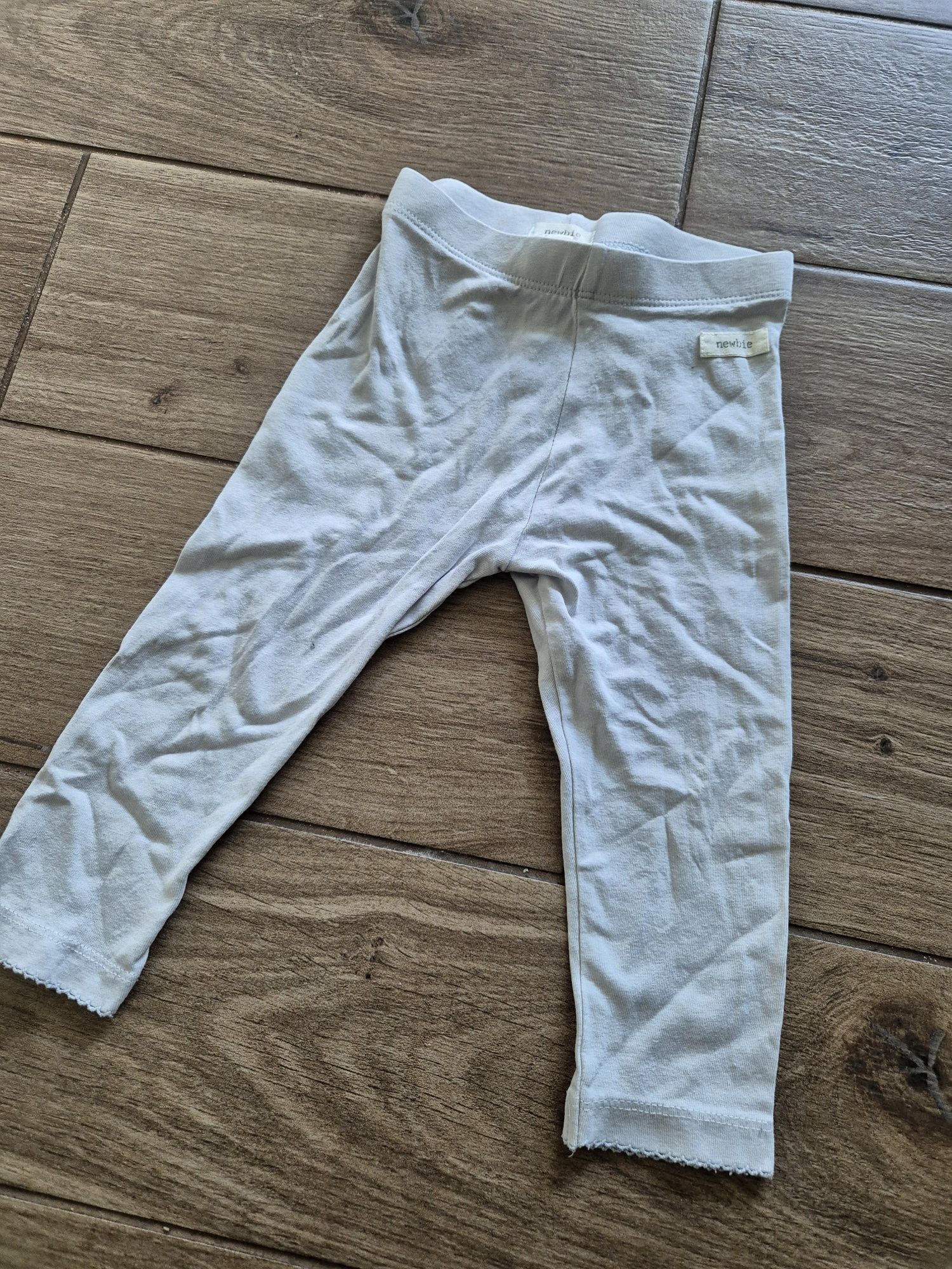 Legginsy newbie błękitne r.80