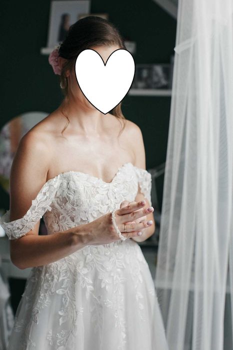 Suknia ślubna gorsetowa