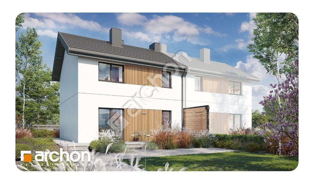 Dom koło Krakowa jednorodzinny z ogrodem w zabudowie bliźniaczej