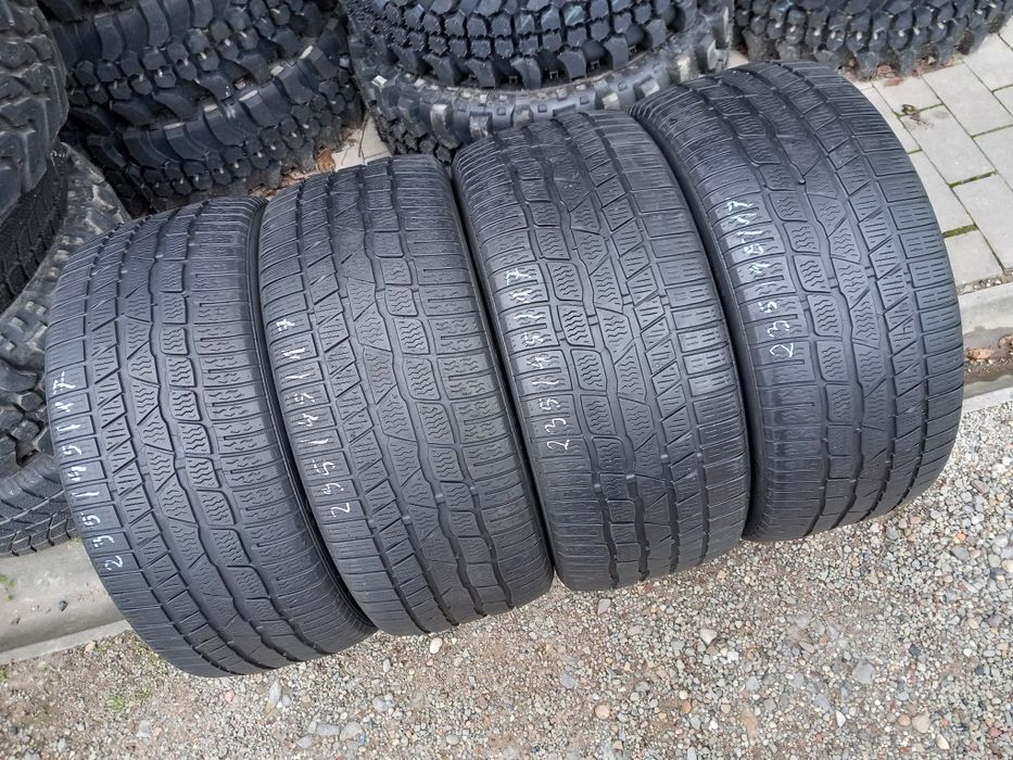 4x Opony Używane Zimowe 235/45R17 Continental