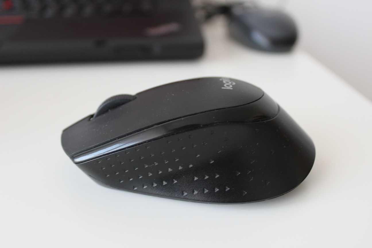 Logitech M330 Silent Plus - Myszka bezprzewodowa czarna