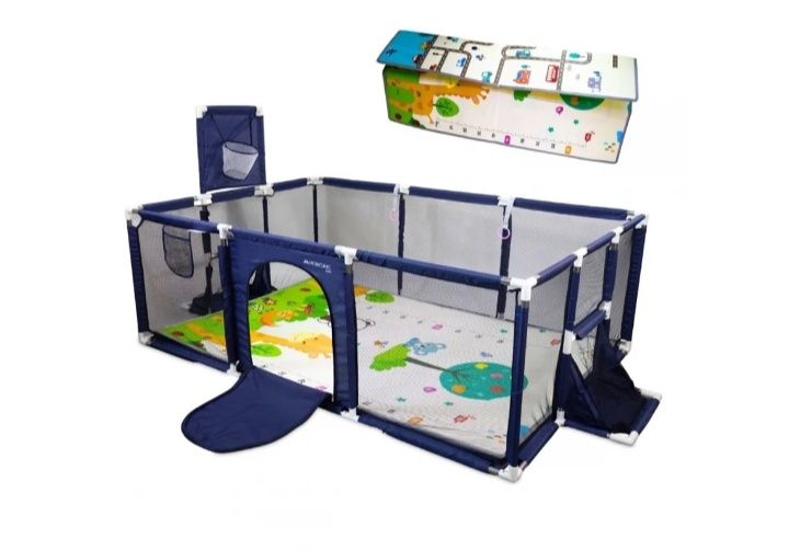 Parque infantil com balizas