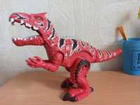 Динозавр великий іграшка на батарейках Rex червоний игрушка детская