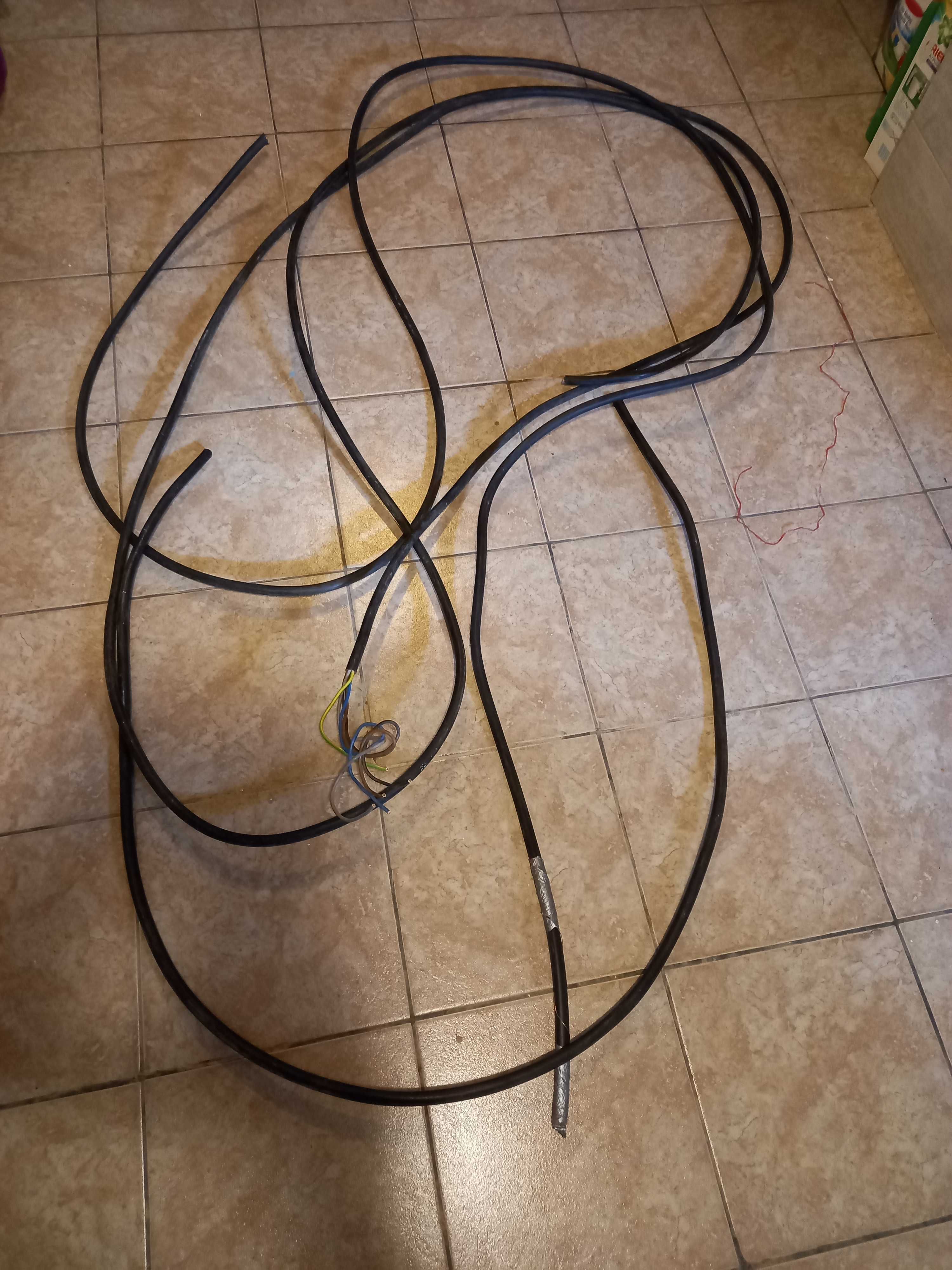 Kabel ziemny 5x6 przewód 5-zylowy YKY20 0.6/1KV   10.1metra