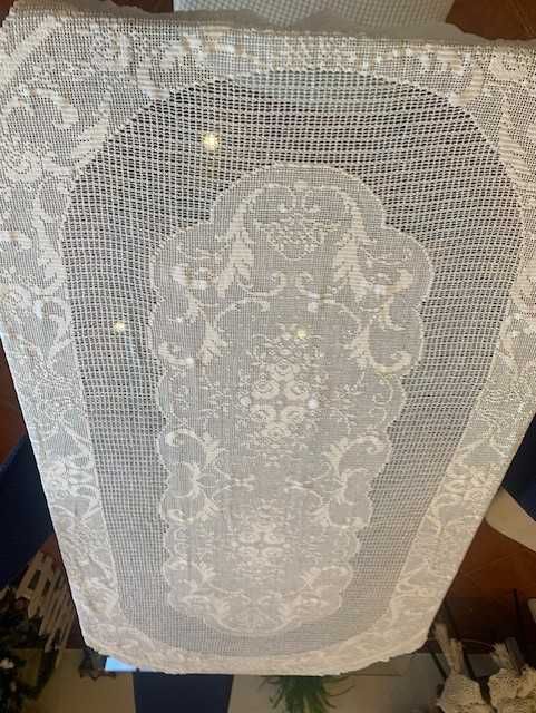 Toalha em Crochet feita à mão