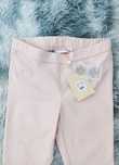 Nowe woskowane spodnie typu skinny w kolorze pudrowego różu