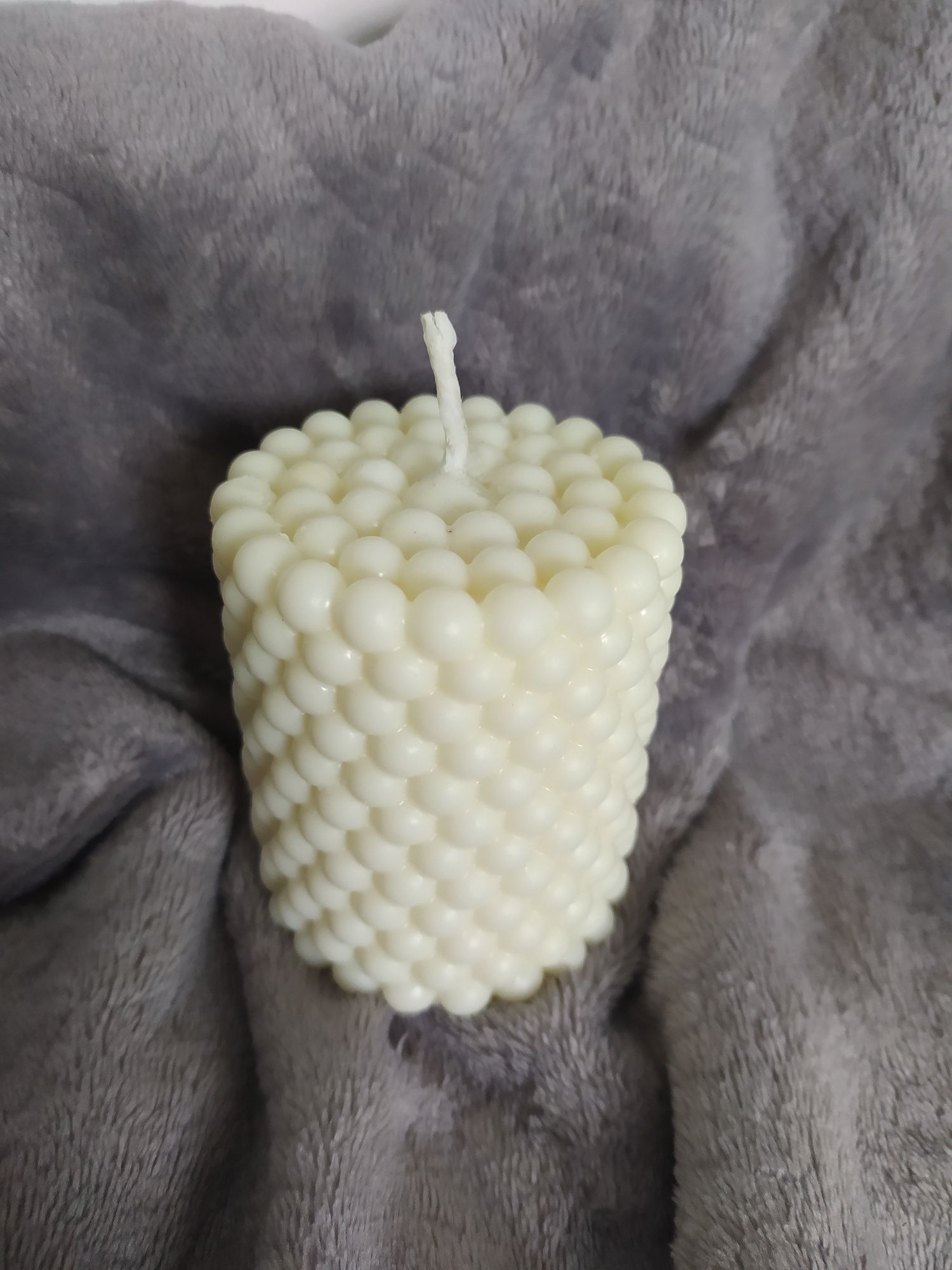 świeca sojowa walec bubble