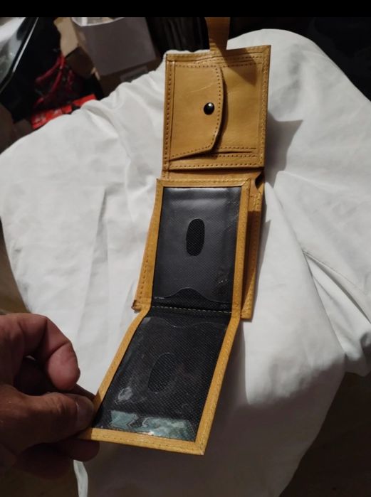 Portfel skórzany skóra i motyw wielbłąd