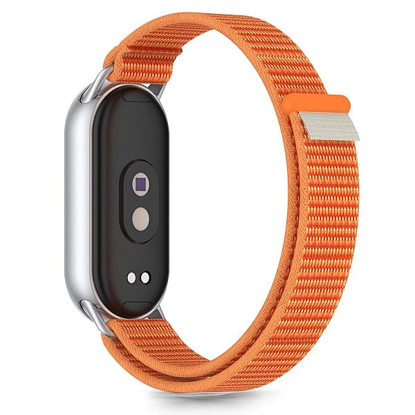 Tech-Protect Nylon Stripe Xiaomi Smart Band 8 / 9 / 10 / Nfc Orange/Gr