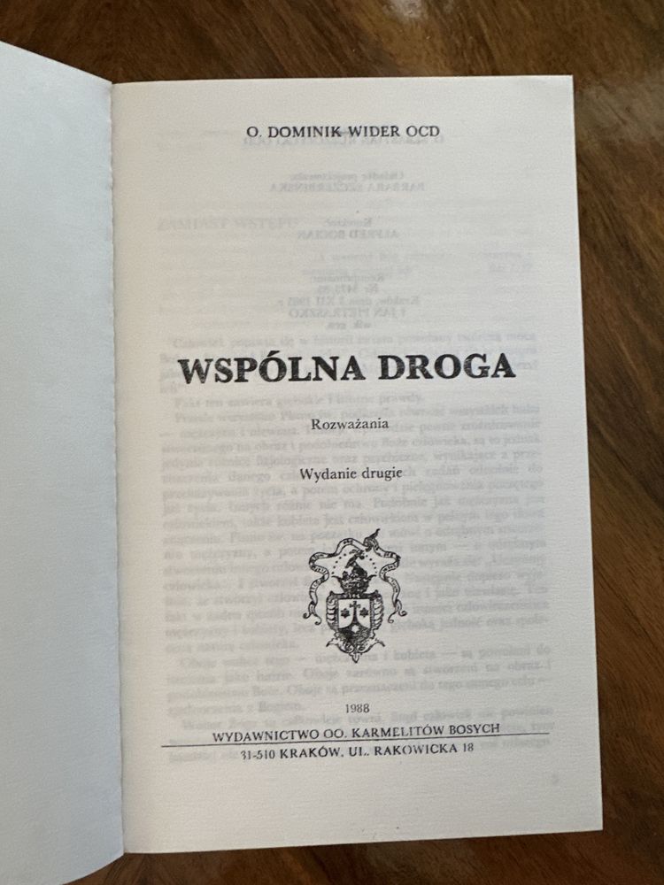 O. Dominik Wider Wspólna droga