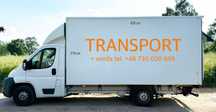 TRANSPORT BUS Bolesławiec i okolice - kontener 210 x 420 cm + winda