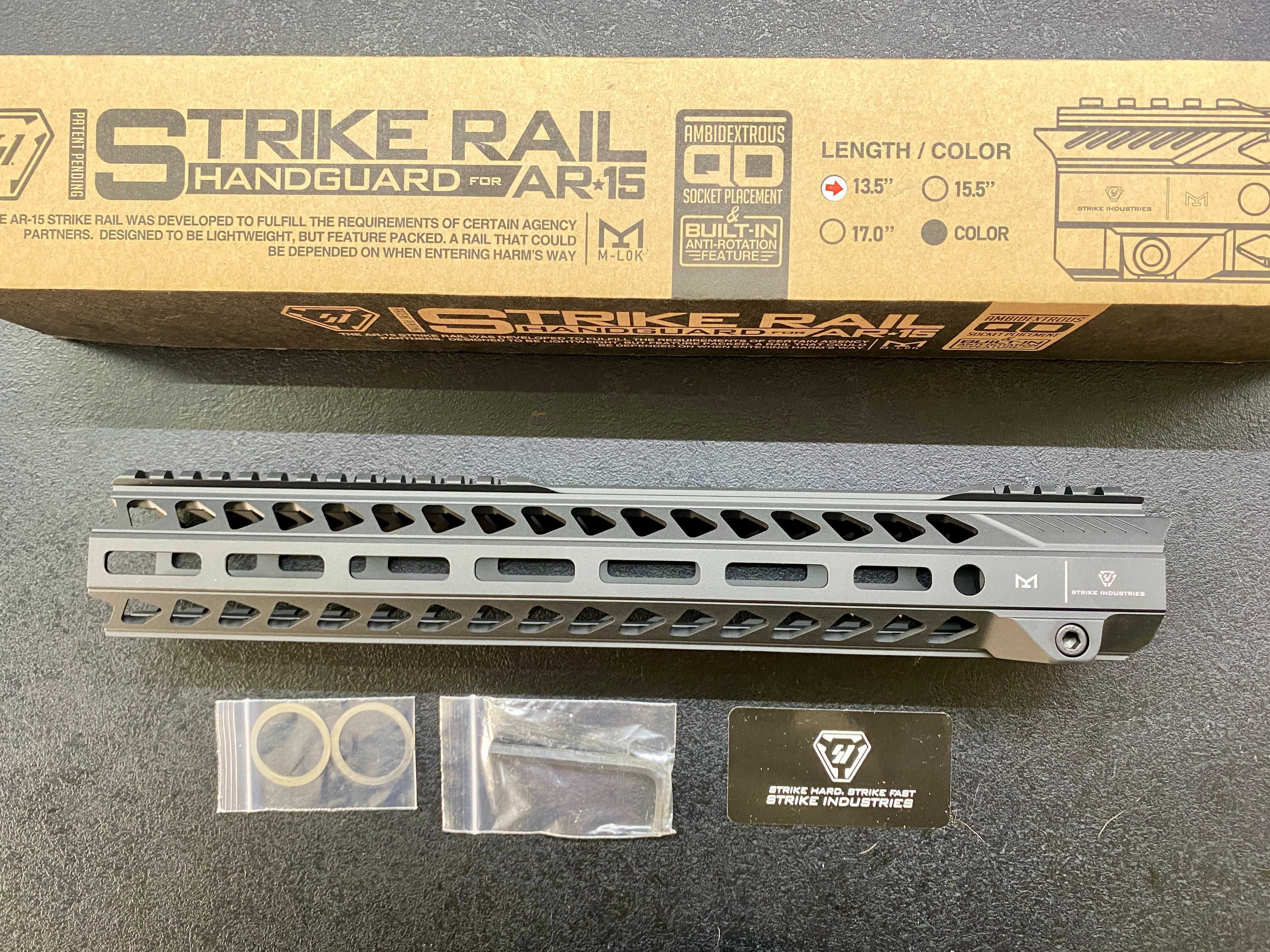 Цівка цевйо Strike Industries Strike 13,5" M-LOK для AR-15 (USA)