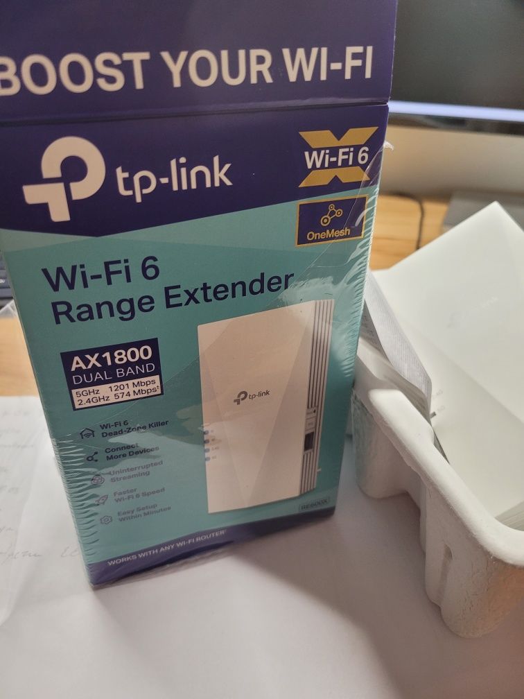 Wzmacniać sieci Tp-Link RE600x